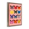 Stupell Industries Butterfly Species on Pink Floating Frame, design by LISH Creative